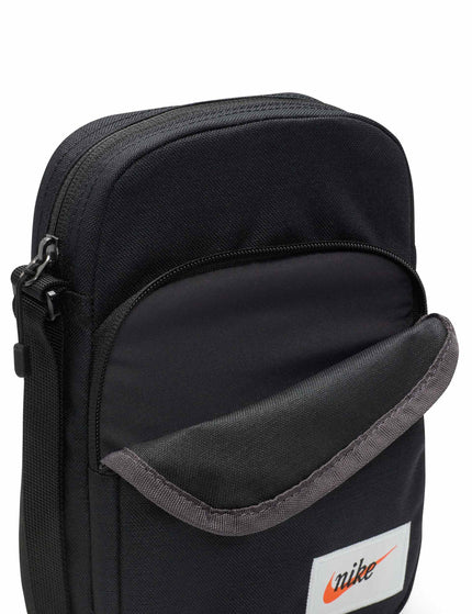 Nike Heritage Small Items Bag (4L) - Black/Orange Blazeimages5- The Sports Edit