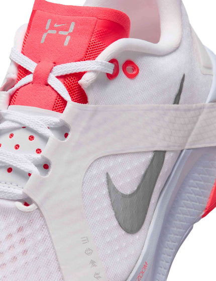 Nike Hybrid RN Training Shoes - White/Metallic Silver/Laser Crimsonimages7- The Sports Edit