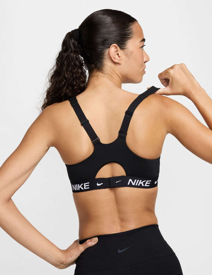 Nike Indy High Support Sports Bra - Black/Whiteimages2- The Sports Edit