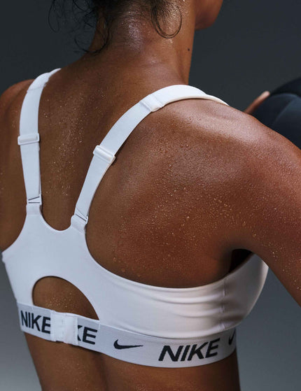 Nike Indy High Support Sports Bra - White/Blackimages2- The Sports Edit