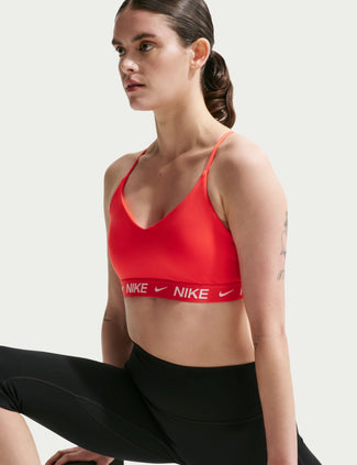 Indy Light Support Sports Bra - Light Crimson