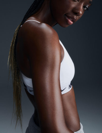 Nike Indy Light Support Sports Bra - White/Blackimages2- The Sports Edit