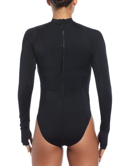 Nike Long Sleeve One Piece - Blackimages2- The Sports Edit