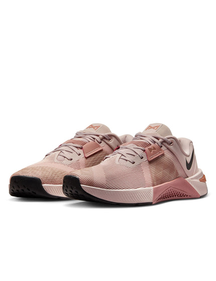 Nike Metcon 10 Shoes - Silt Red/Particle Pink/Metallic Silver/Blackimages2- The Sports Edit