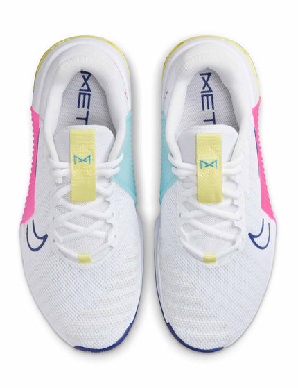 Nike Metcon 9 Shoes - White/Deep Royal Blue/Fierce Pinkimages5- The Sports Edit