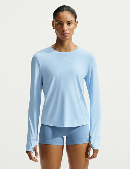 One Classic Dri-FIT Long-Sleeve Top - Hydrogen Blue/White