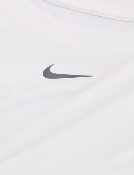 Nike One Classic Dri-FIT Short-Sleeve Top - White/Blackimages3- The Sports Edit