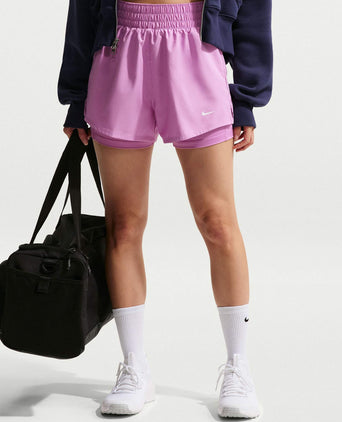 One Dri-FIT 2-in-1 Shorts - Light Magenta/White