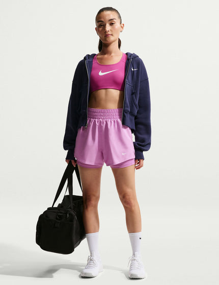 Nike One Dri-FIT 2-in-1 Shorts - Light Magenta/Whiteimages6- The Sports Edit