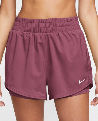One Dri-FIT 2-in-1 Shorts - Pink Smoke/White