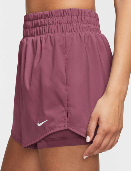 Nike One Dri-FIT 2-in-1 Shorts - Pink Smoke/Whiteimages4- The Sports Edit