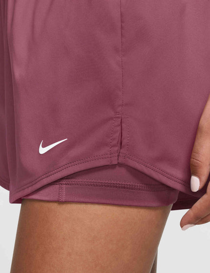 Nike One Dri-FIT 2-in-1 Shorts - Pink Smoke/Whiteimages5- The Sports Edit