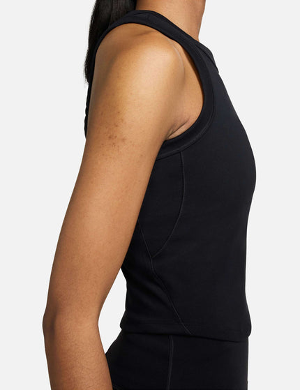 Nike One Fitted Dri-FIT Cropped Tank Top - Blackimages4- The Sports Edit