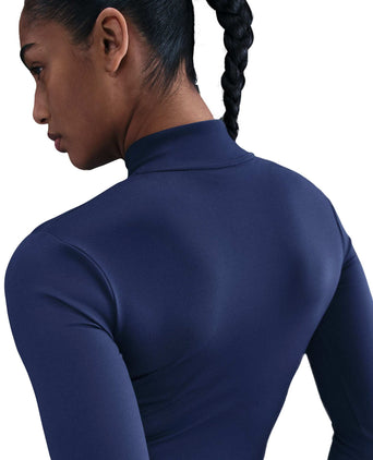 One Fitted Dri-FIT Full-Zip Jacket - Midnight Navy/White