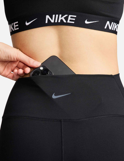 Nike One High Waisted 7/8 Leggings with Pockets - Blackimages4- The Sports Edit