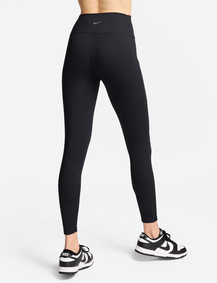 Nike One High Waisted 7/8 Leggings with Pockets - Blackimages2- The Sports Edit