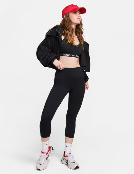 Nike One High Waisted Crop Leggings - Blackimages7- The Sports Edit