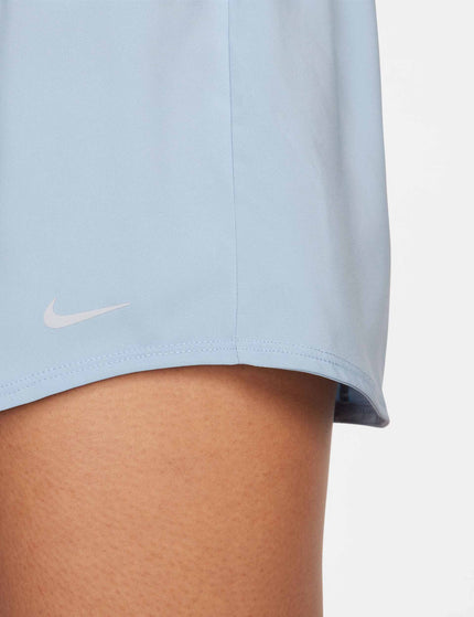 Nike One High Waisted 3" Brief-Lined Shorts - Light Armory Blue/Reflective Silverimages5- The Sports Edit