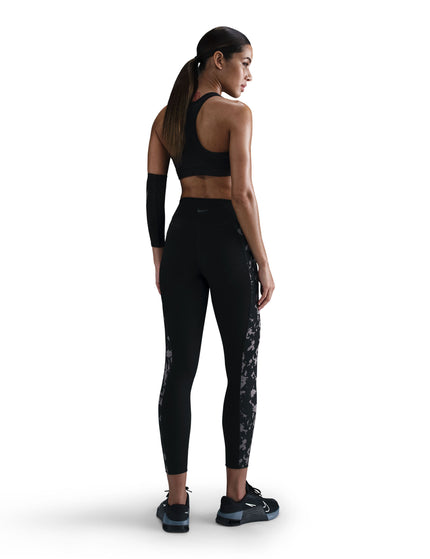Nike One High Waisted 7/8 Printed Leggings - Blackimages8- The Sports Edit