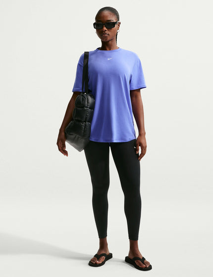 Nike One Relaxed Dri-FIT Short-Sleeve Top - Sapphire/Whiteimages5- The Sports Edit