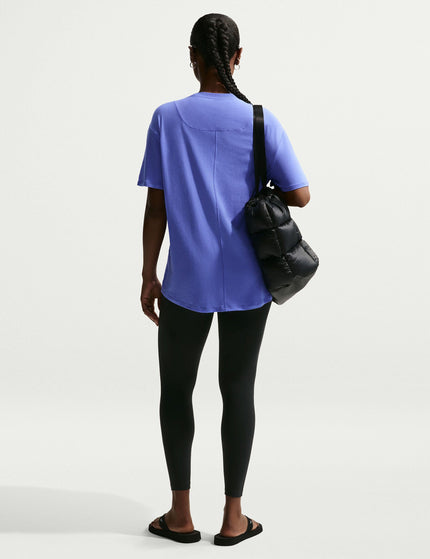 Nike One Relaxed Dri-FIT Short-Sleeve Top - Sapphire/Whiteimages6- The Sports Edit