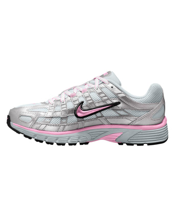 P-6000 Shoes - Pure Platinum/Pink Rise/Metallic Silver
