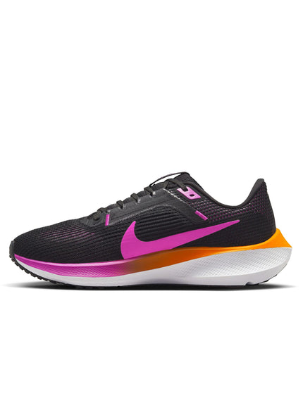 Nike Pegasus 40 Shoes - Black/Hyper Violet/Laser Orange/Whiteimages2- The Sports Edit