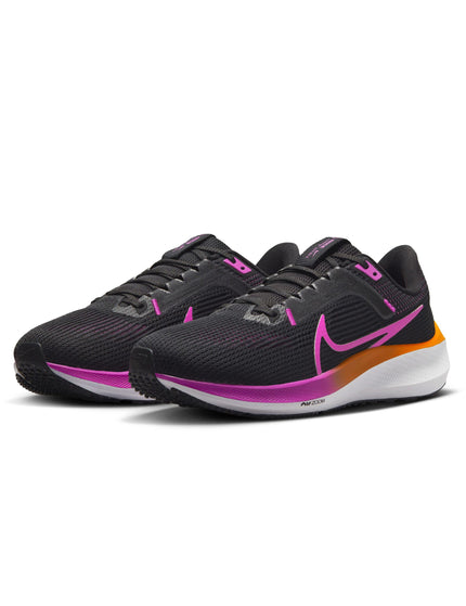 Nike Pegasus 40 Shoes - Black/Hyper Violet/Laser Orange/Whiteimages4- The Sports Edit