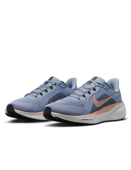 Nike Pegasus 41 Shoes - Ashen Slate/Armoury Navy/Black/Metallic Red Bronzeimages2- The Sports Edit