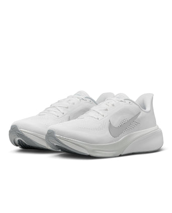 Pegasus 42 Running Shoes - White/Metallic Silver/Wolf Grey