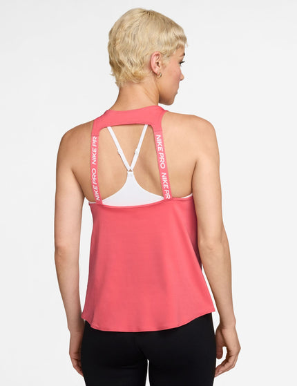 Nike Pro Dri-FIT Tank Top - Sea Coral/Whiteimages2- The Sports Edit
