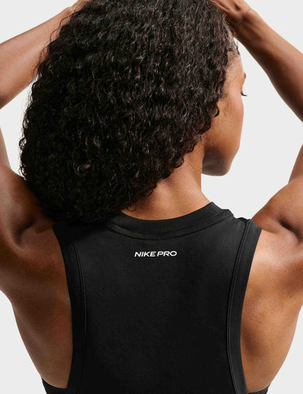 Nike Pro Dri-FIT Tank Top - Black/Whiteimages2- The Sports Edit