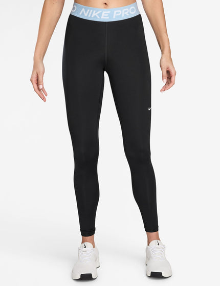 Nike Pro Leggings - Black/Celestine Blue/Whiteimages1- The Sports Edit