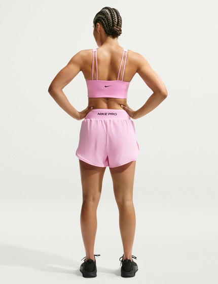 Nike Pro Sculpt Medium Support Padded Bra - Pink Rise/Blackimages5- The Sports Edit