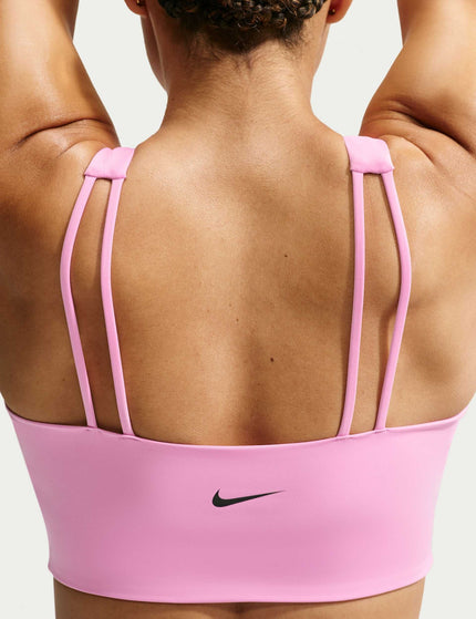 Nike Pro Sculpt Medium Support Padded Bra - Pink Rise/Blackimages2- The Sports Edit