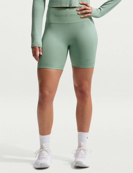 Nike Pro Seamless Dri-FIT 5" Biker Shorts - Steamimages1- The Sports Edit