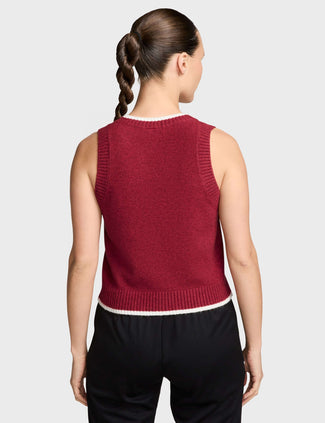 Sportswear Chill Knit Loose Vest - Tough Red/White