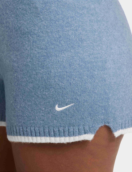 Nike Sportswear Chill Knit Shorts - Work Blue/Whiteimages4- The Sports Edit
