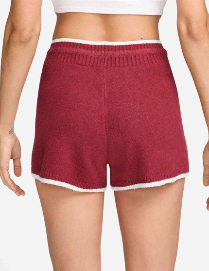 Nike Sportswear Chill Knit Shorts - Tough Red/Whiteimages2- The Sports Edit