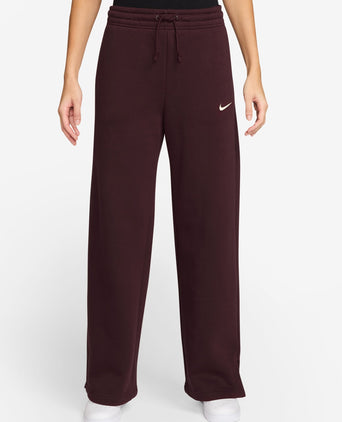 Sportswear Phoenix Fleece High Waisted Pants - Burgundy Crush/Sail