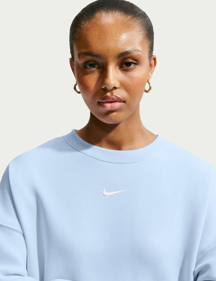 Nike Sportswear Phoenix Fleece Sweatshirt - Hydrogen Blue/Sailimages4- The Sports Edit