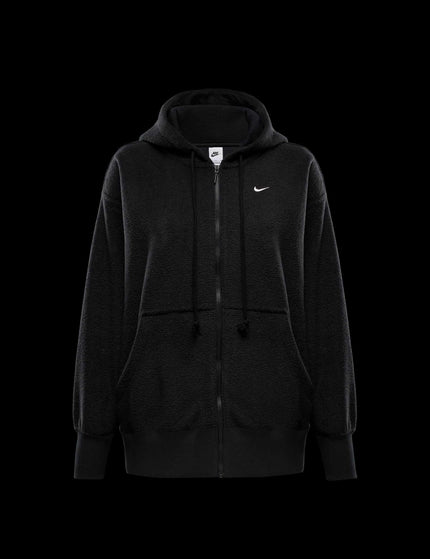 Nike Sportswear Phoenix Plush Oversized Fleece Hoodie - Black/Sailimages6- The Sports Edit