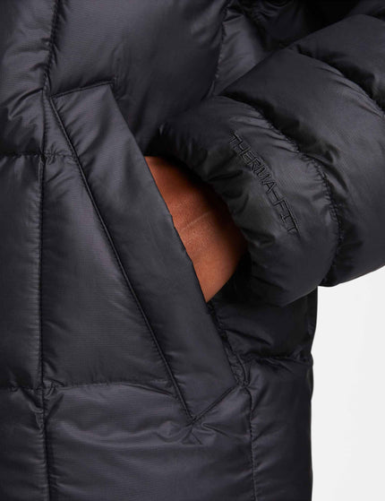 Nike Sportswear Swoosh Puffer Oversized Hooded Jacket - Black/Whiteimages7- The Sports Edit