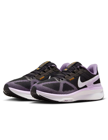 Nike Structure 25 Shoes - Black/White/Daybreak/Lilac Bloomimages4- The Sports Edit