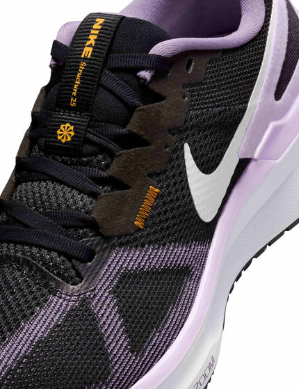 Nike Structure 25 Shoes - Black/White/Daybreak/Lilac Bloomimages7- The Sports Edit