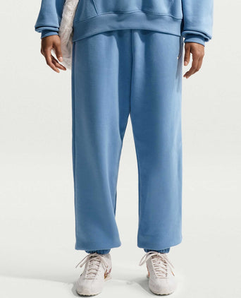 Studio Fleece Oversized Cuffed Pants - Work Blue/Sail