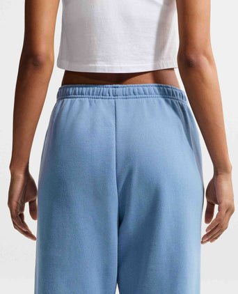 Studio Fleece Oversized Cuffed Pants - Work Blue/Sail