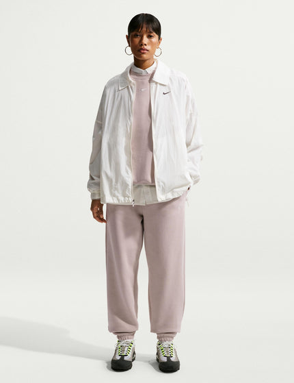 Nike Studio Fleece Oversized Cuffed Pants - Cream II/Sailimages5- The Sports Edit