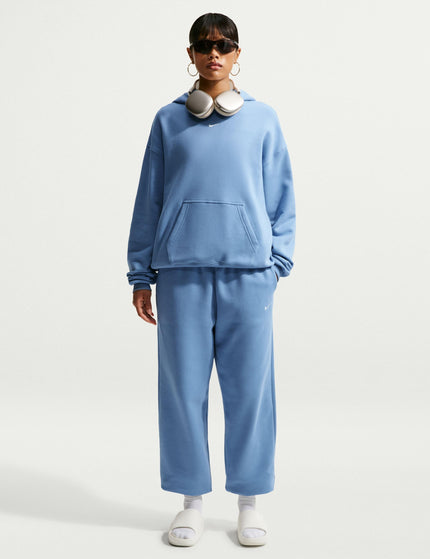 Nike Studio Fleece Oversized Pullover Hoodie - Work Blue/Sailimages5- The Sports Edit