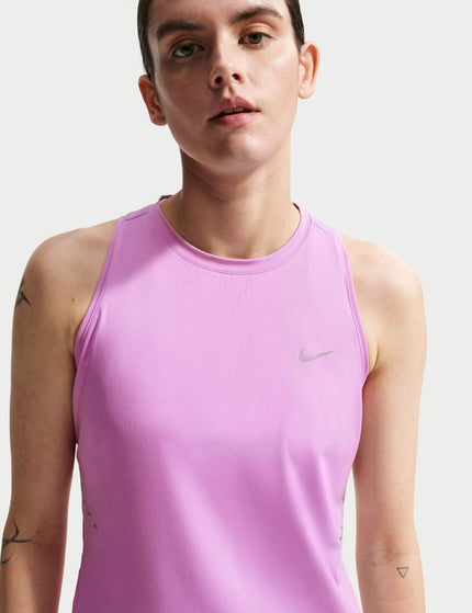 Nike Swift Dri-FIT Running Tank Top - Light Magenta/Reflective Silverimages1- The Sports Edit